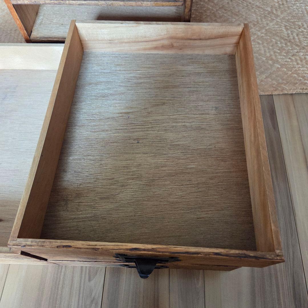 アンティーク ドロワー 引き出し 古家具 5杯 無垢