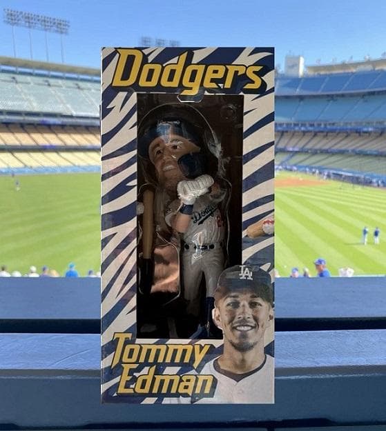 最新 トミー・エドマン ボブルヘッド 6月2日 球場配布品 非売品