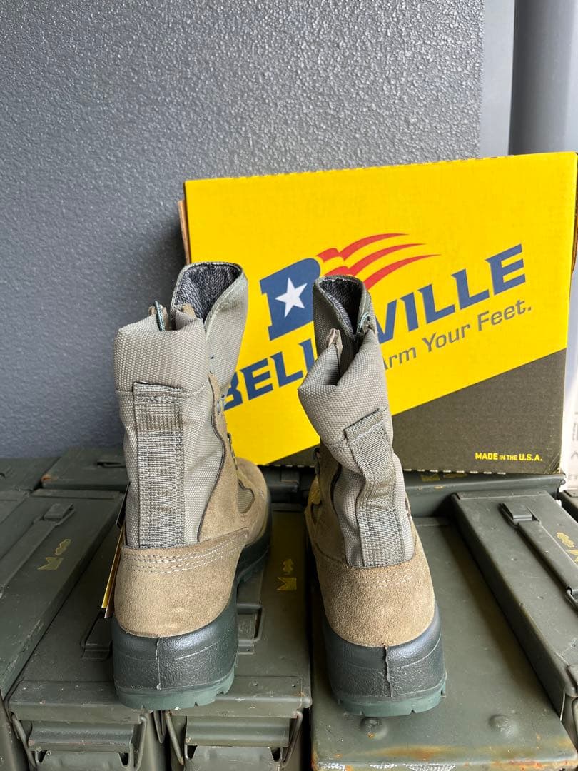 米軍放出新品Belleville コンバットブーツ7.5RF 実物