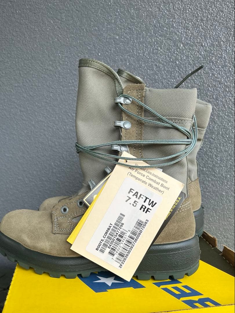 米軍放出新品Belleville コンバットブーツ7.5RF 実物