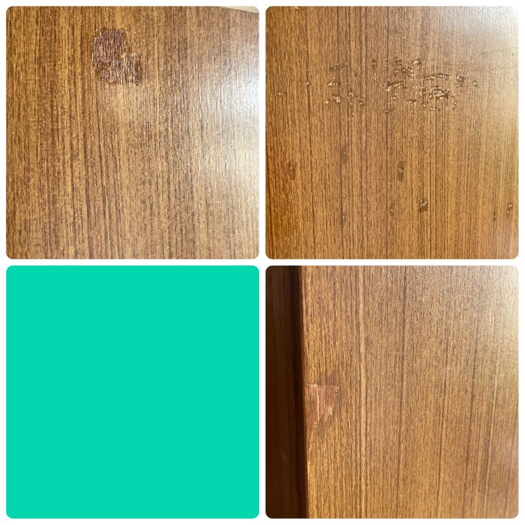 昭和 レトロ ポップ 収納棚 食器棚 飾り棚 キャビネット ガラス戸 オレンジ