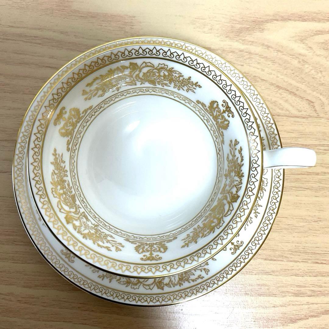 ウェッジウッド コロンビア　ゴールド　ピオニー　トリオ　③