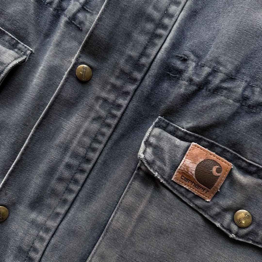 カーハートUSA製 ビンテージ ダックチョアコート ワークジャケット デトロイト