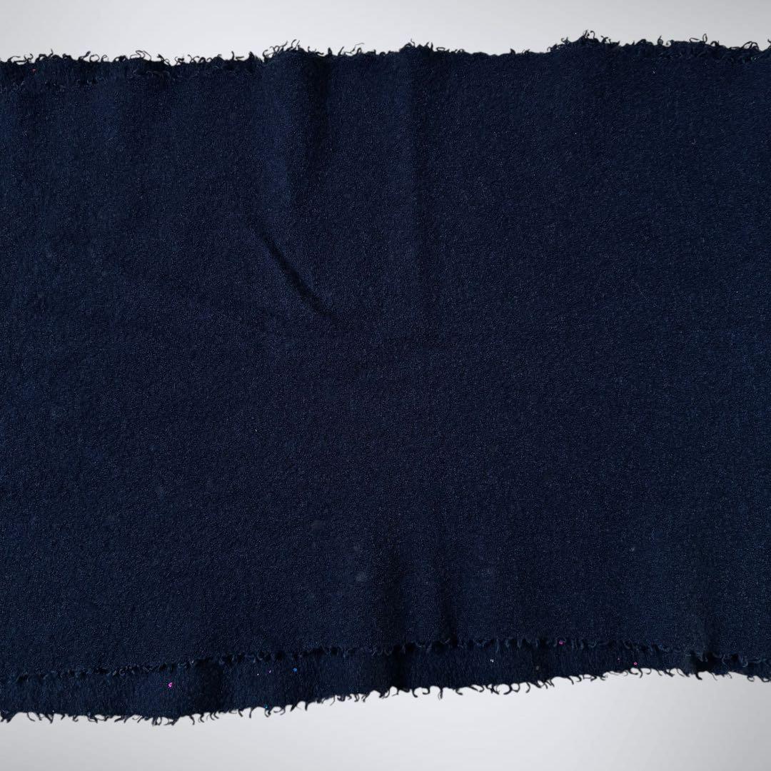 【最高峰カシミヤシルク】ファリエロサルティ 星屑箔プリント ストール ネイビー