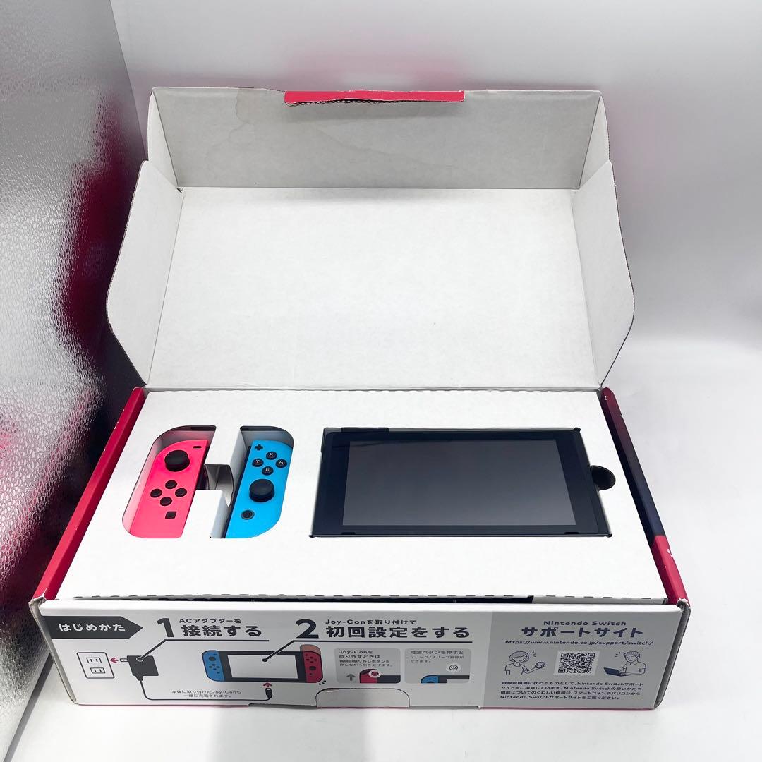 【箱付き・液晶美品】Nintendo Switch 本体 新型拡張バッテリー