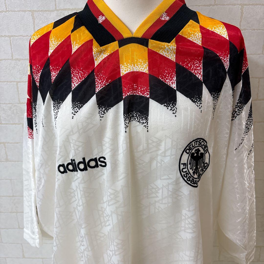 アディダス ドイツ代表 94年 W杯 ユニフォーム 長袖 XL UK製