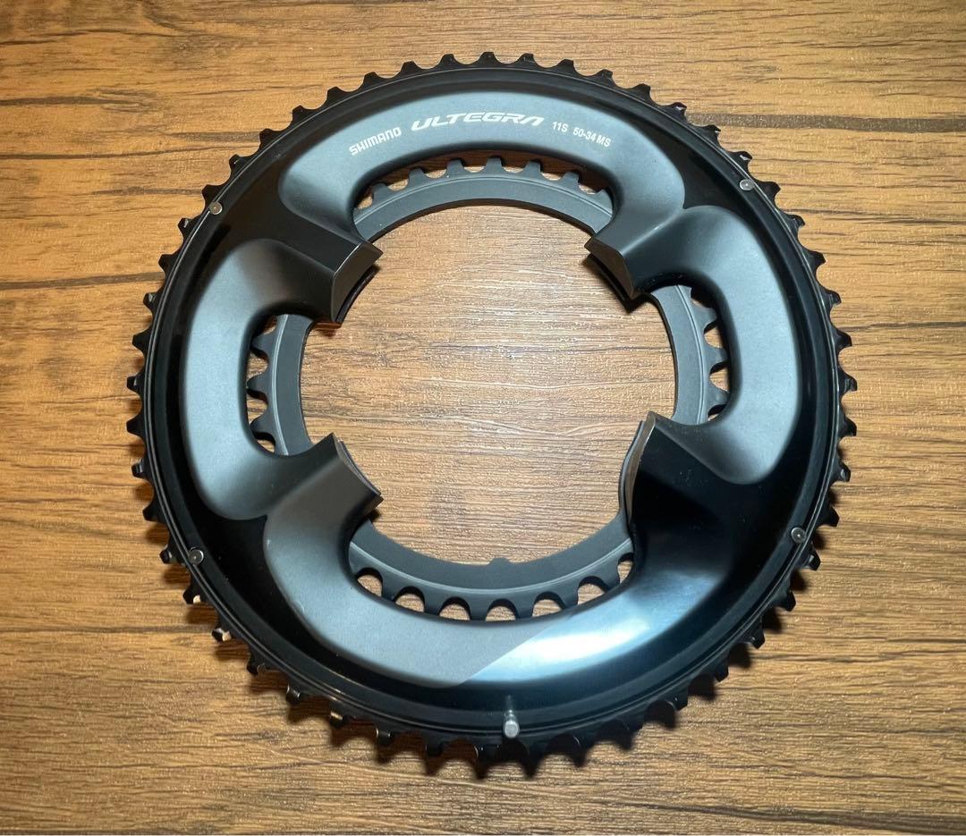 【美品】ULTEGRA R8000 チェーンリング　50-34T