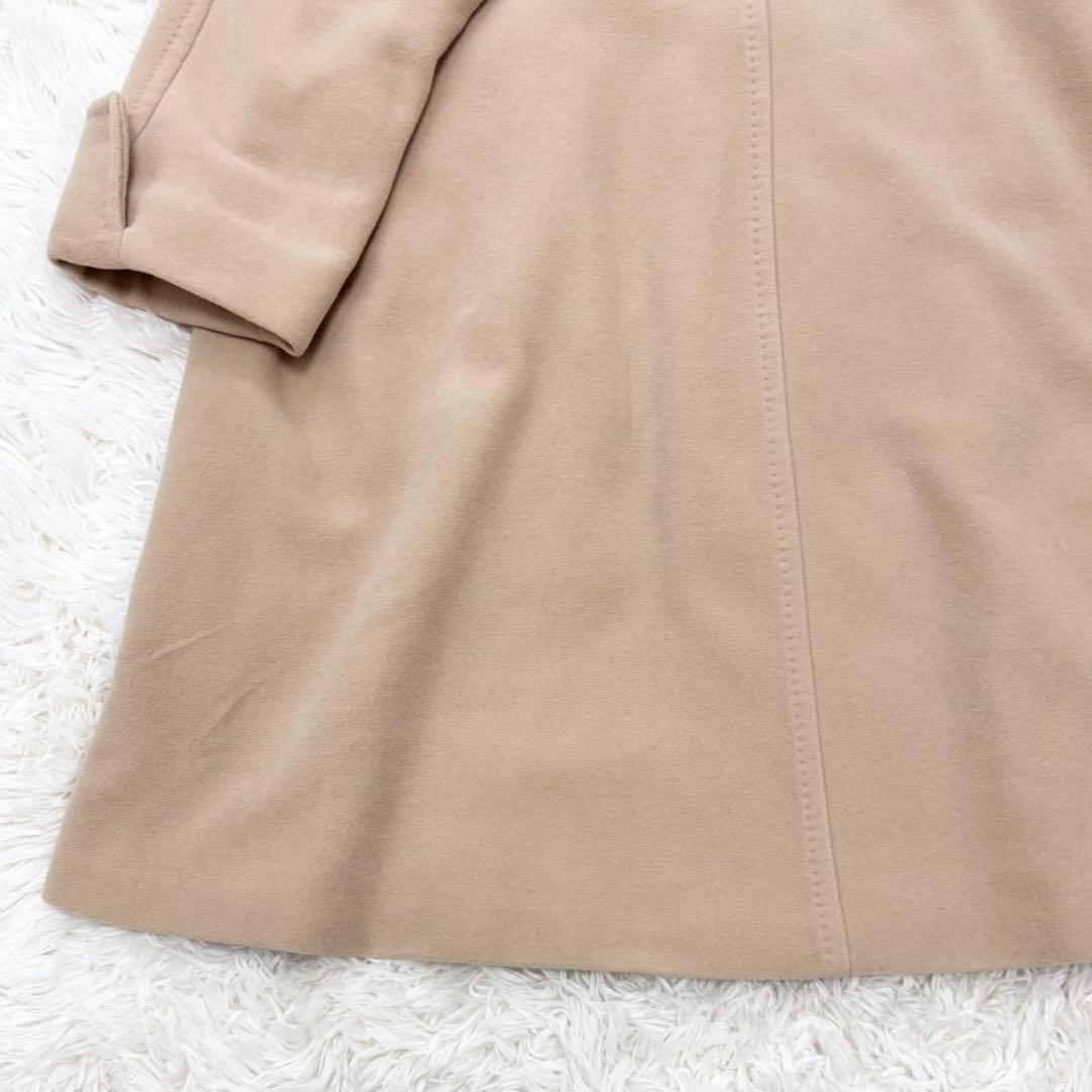 マックスマーラ カシミヤ 白タグ アンゴラ ダブルチェスターコート 44