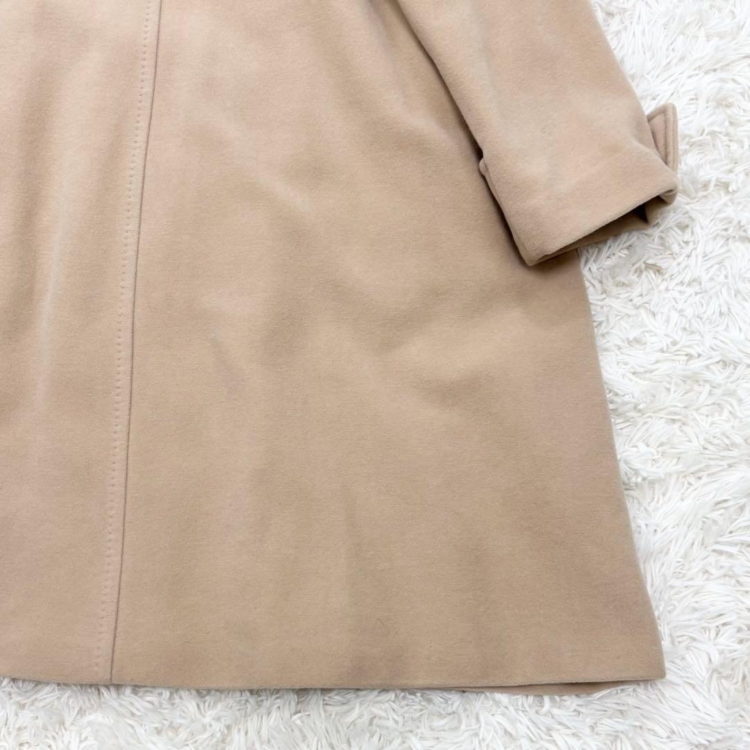 マックスマーラ カシミヤ 白タグ アンゴラ ダブルチェスターコート 44