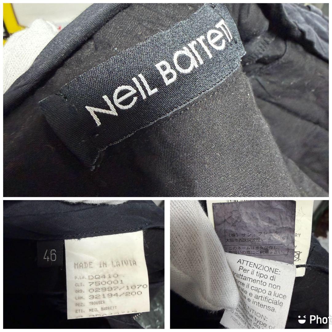 NeIL Barrett ニールバレット ジップカーゴパンツ　サイズ46