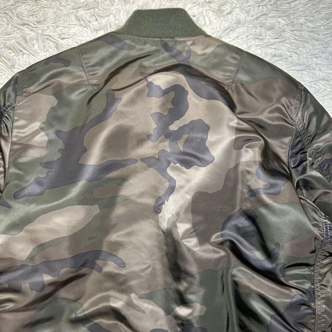 90s alpha industries ma-1 フライトジャケット　迷彩