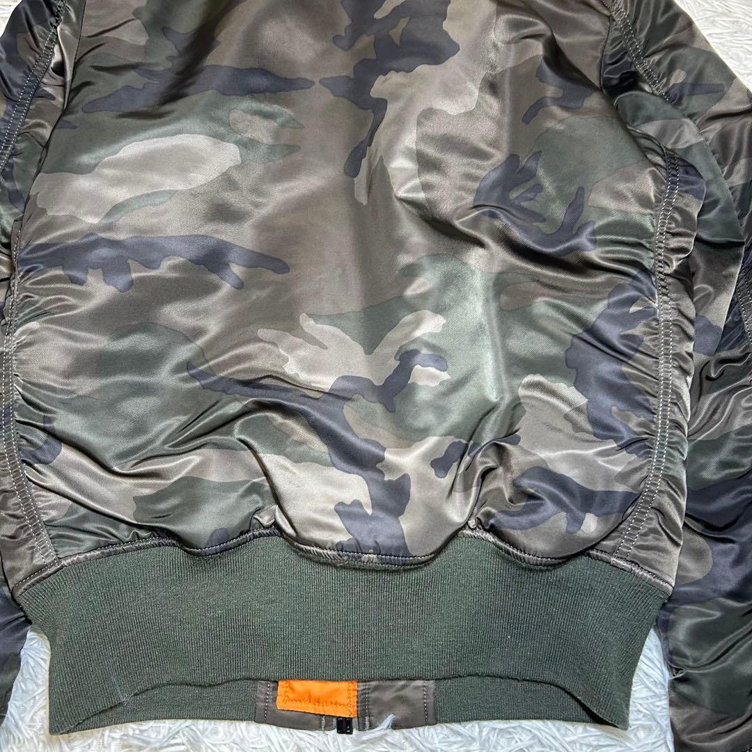 90s alpha industries ma-1 フライトジャケット　迷彩