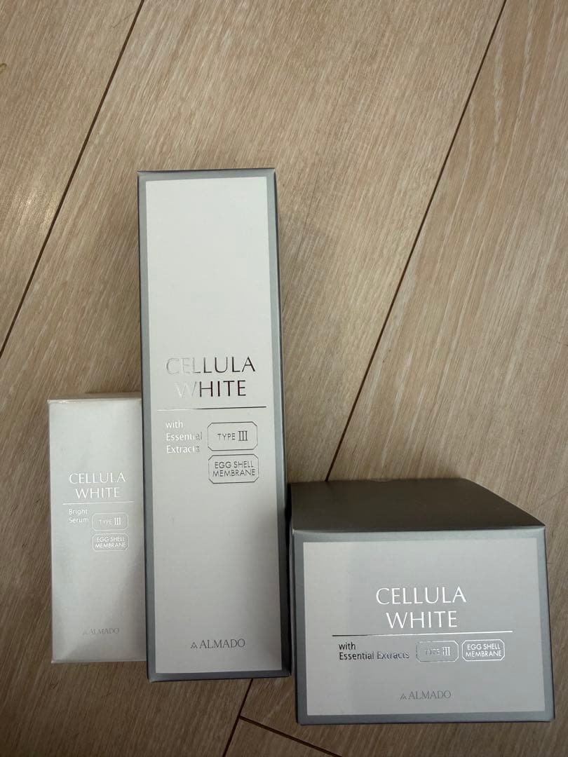 卵殻膜化粧品★チェルラーホワイト化粧品3点セット