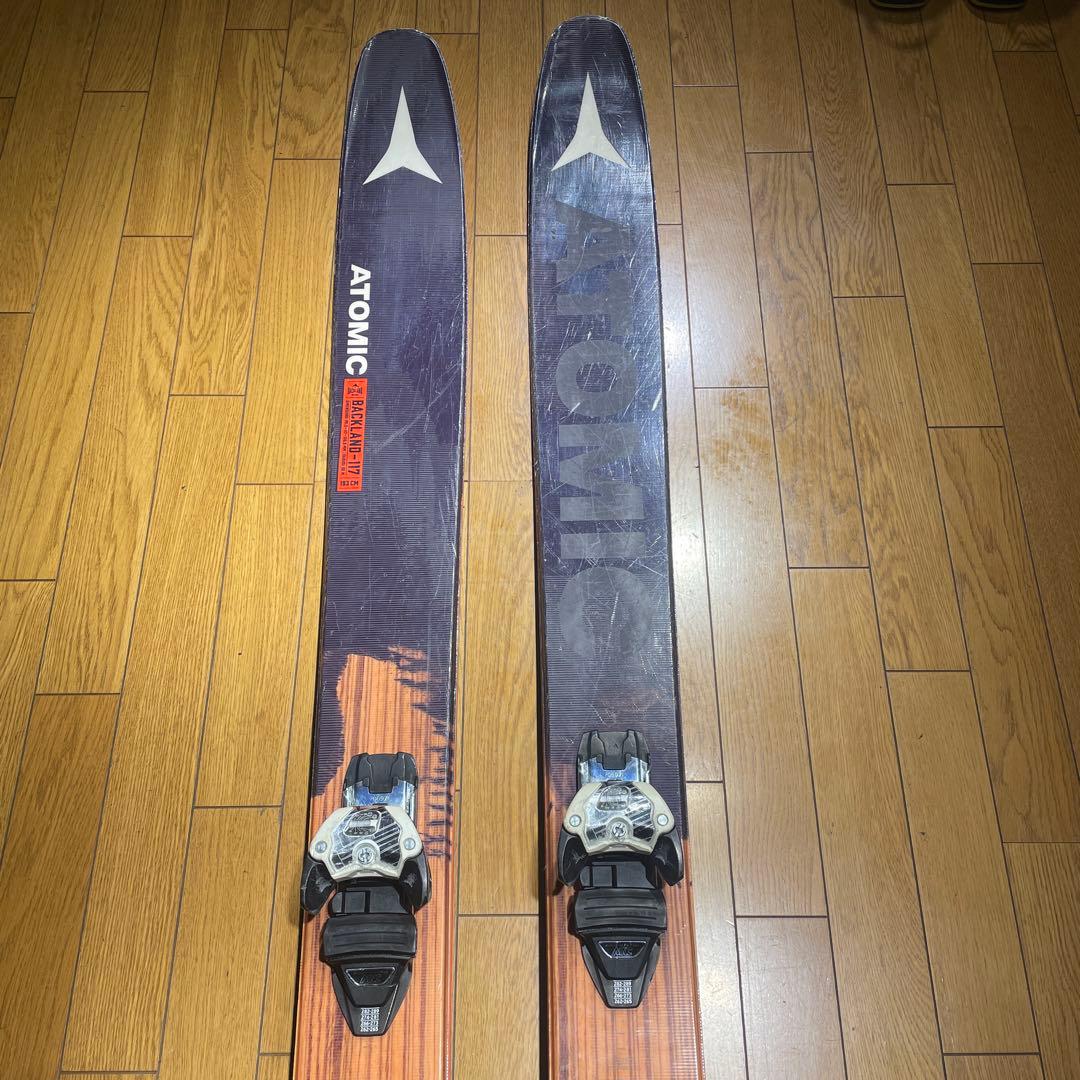 名機atomicアトミックBACKLAND 117&金具セット　パウダーマシン