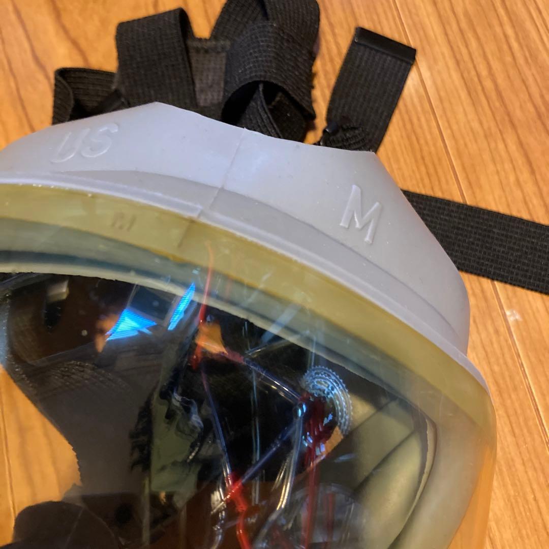 米軍放出品 実物 MCU-2A/P ガスマスク スモークシールド付き