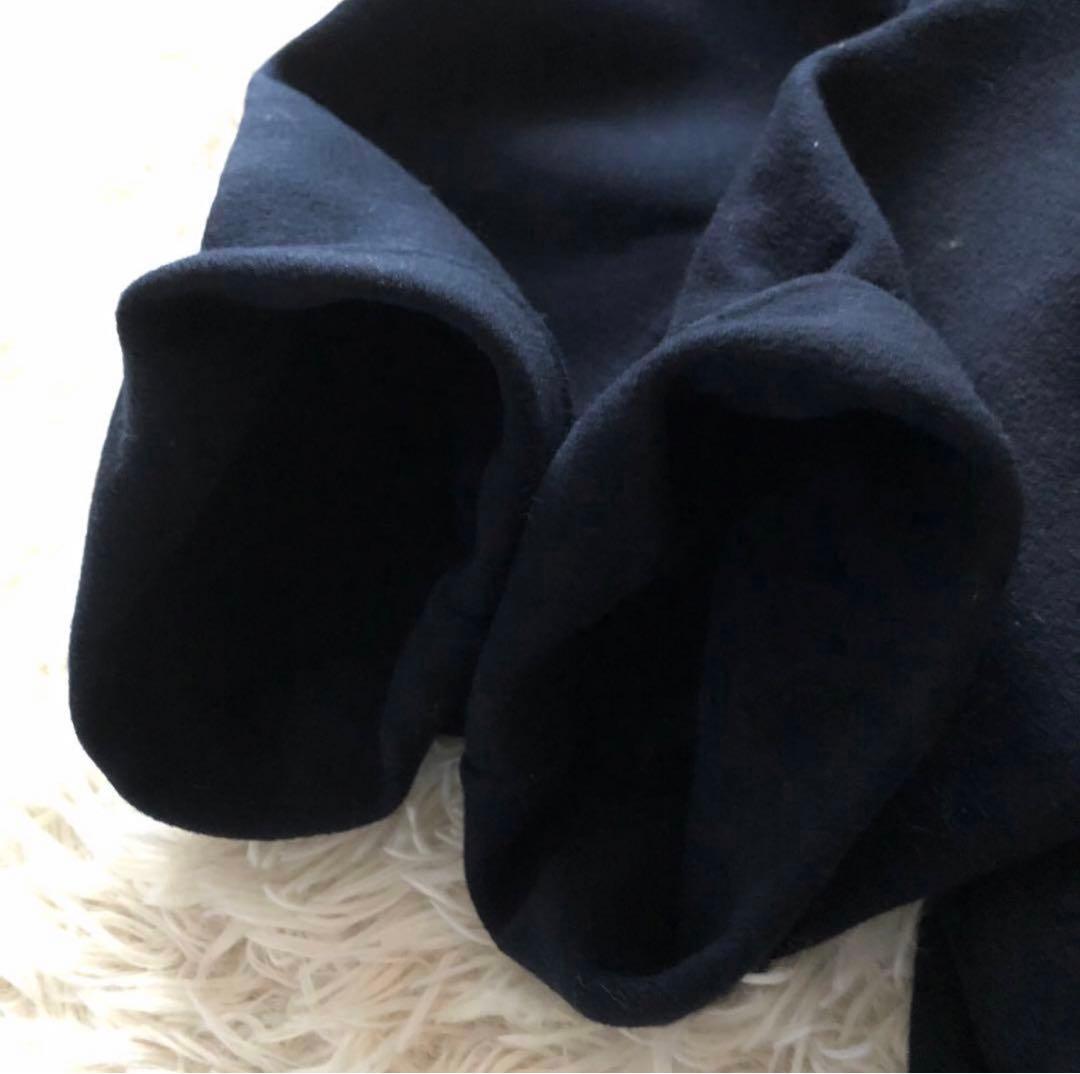 AVA ADORE 【F】ショールカラーダブルフェイス コート 定価13万　紺