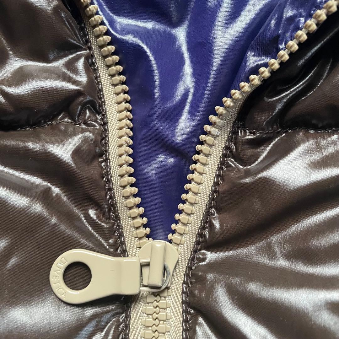 DUVETICA ダウンベスト 38 ブラウン フード付き レディース S〜M