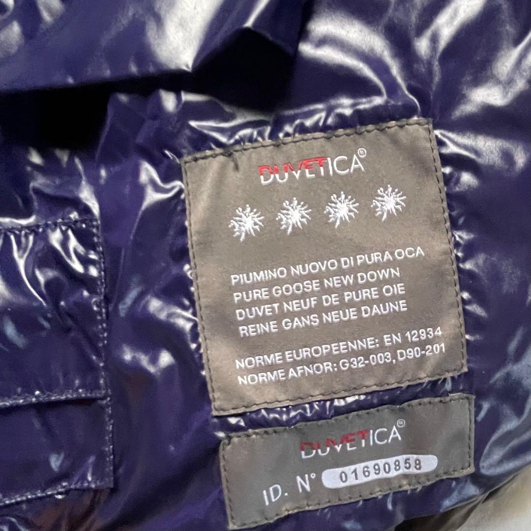 DUVETICA ダウンベスト 38 ブラウン フード付き レディース S〜M