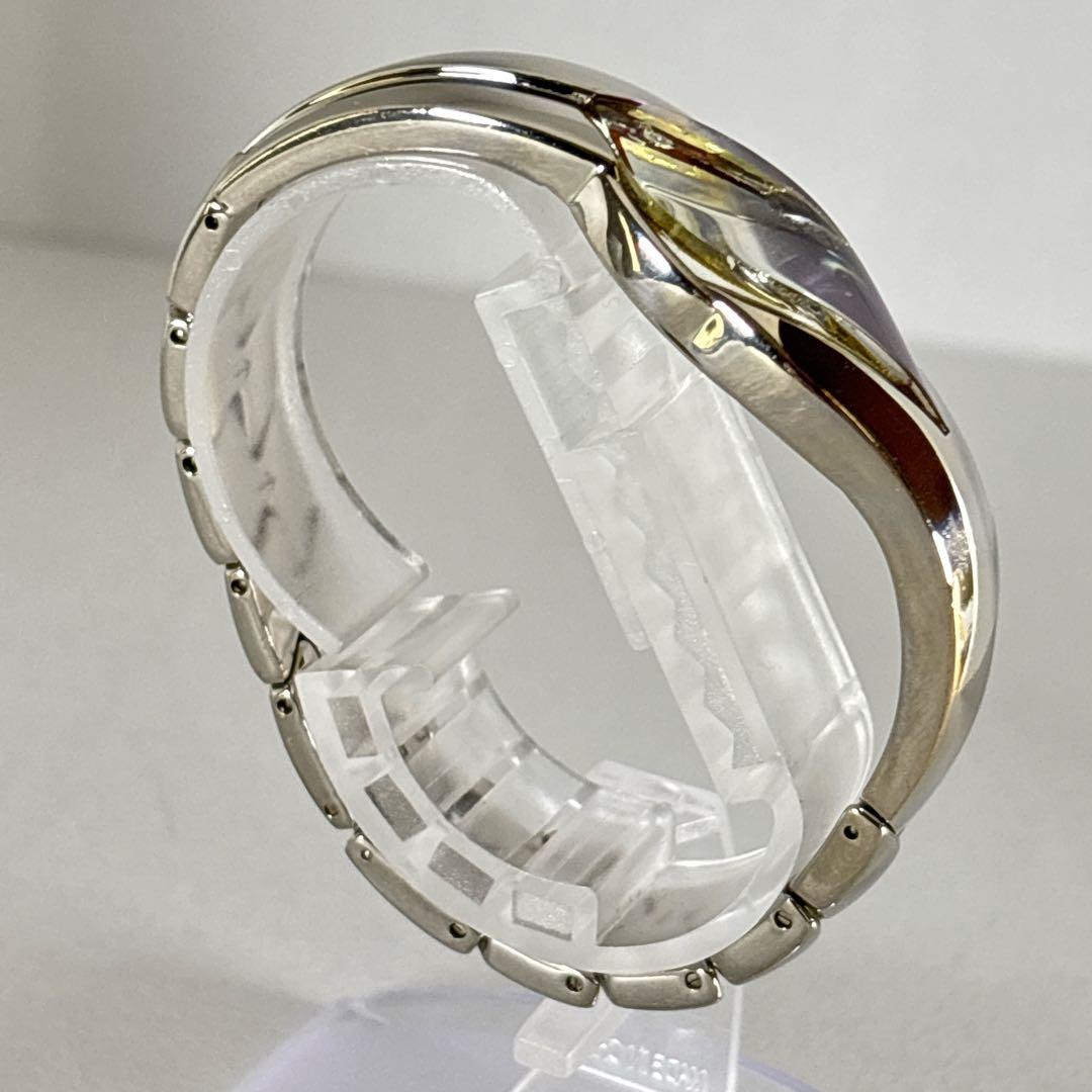 【新品電池 稼働】SEIKO ブレスウォッチ パープル レディース 腕時計.