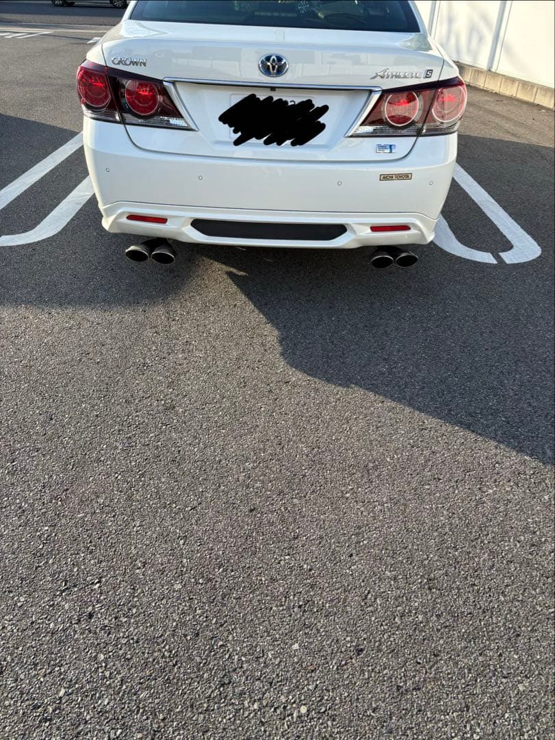 210クラウン ハイブリッド リアストレートマフラー