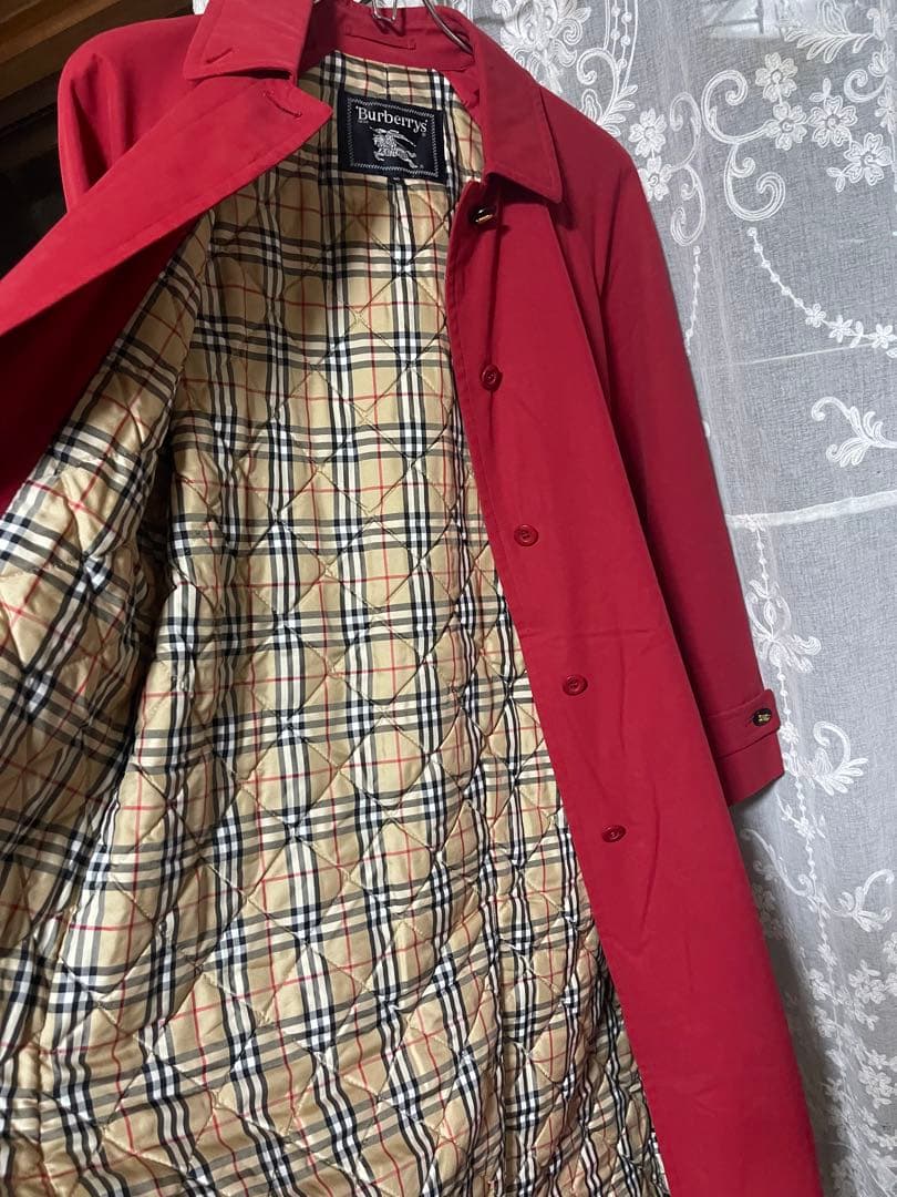 シナモンスパイス 　　バーバリー　キルティングライナー付き　コート