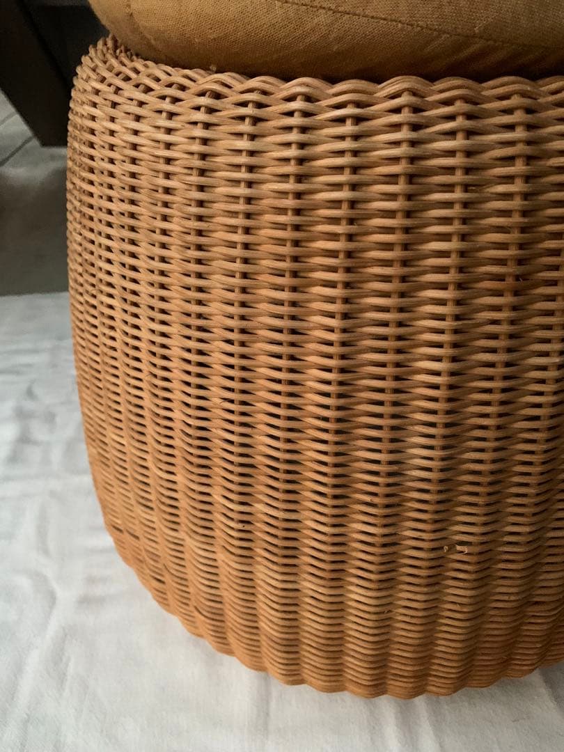 希少 山川ラタン 剣持勇デザイン ヴィンテージ スツール ジャパニーズモダン A