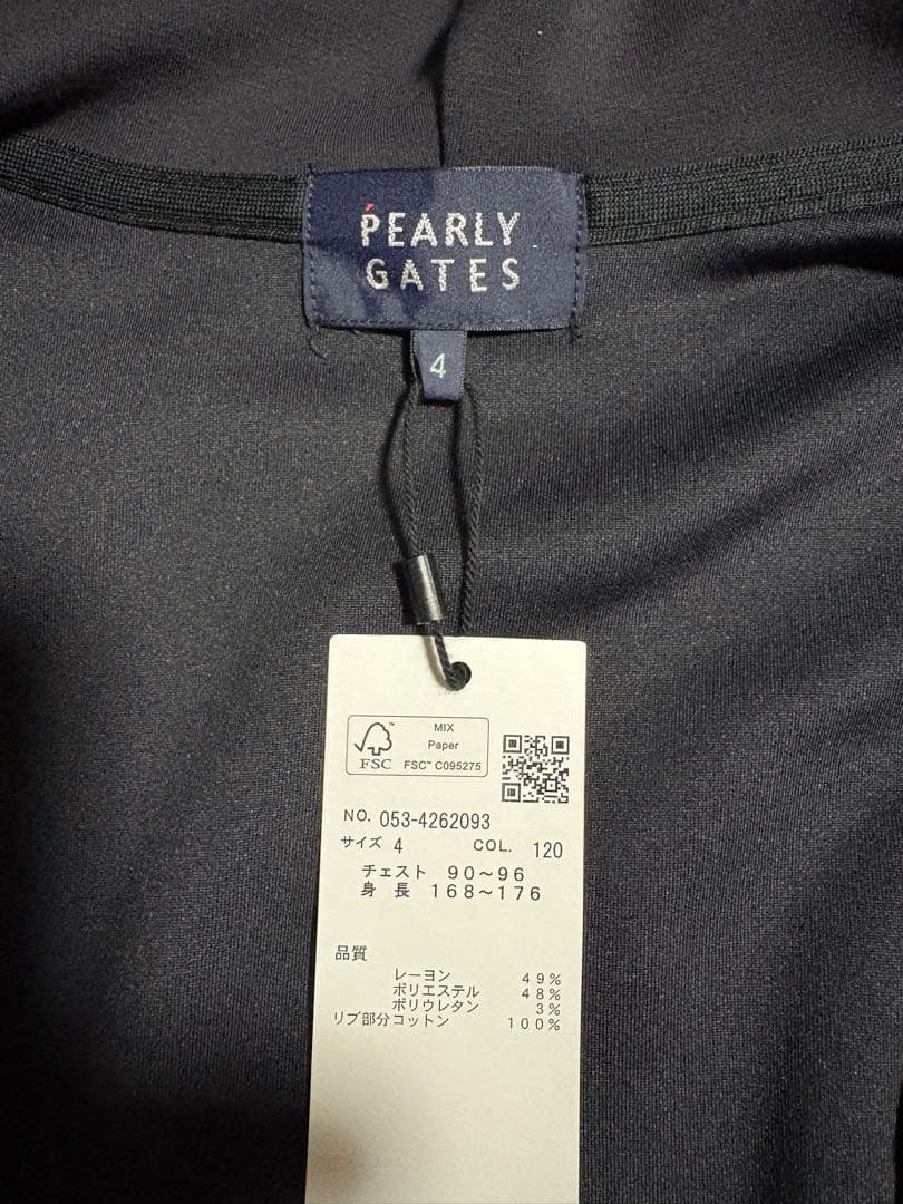 新品正規品PEARLY GATES フルジップフーディ