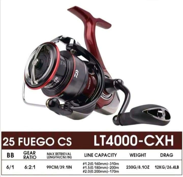 海外モデル 2025 DAIWA FUEGO CS LT 4000-CXH