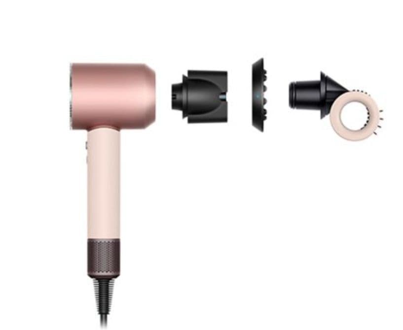 dyson　ダイソン　ピンク ヘアドライヤー 温度調整機能付き