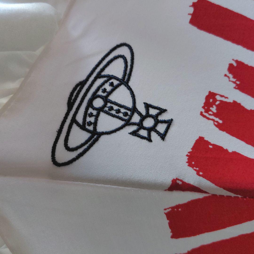 Vivienne Westwood 赤と白のストライプ日傘