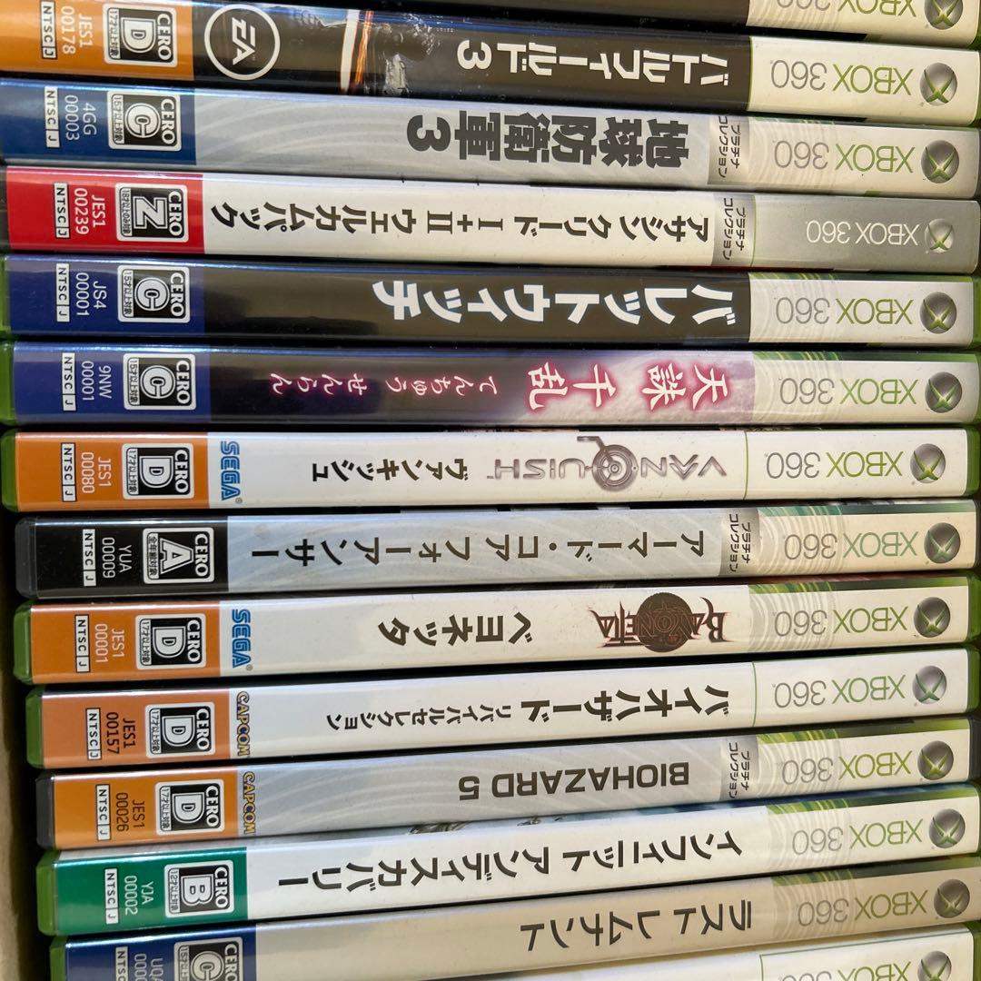 Xbox360本体　ゲームソフト注意コントローラーは、ありません