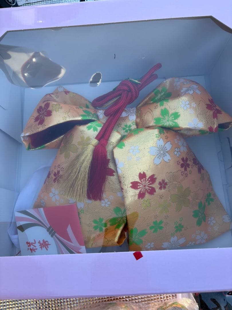 子供用着物セット 黒地 花柄