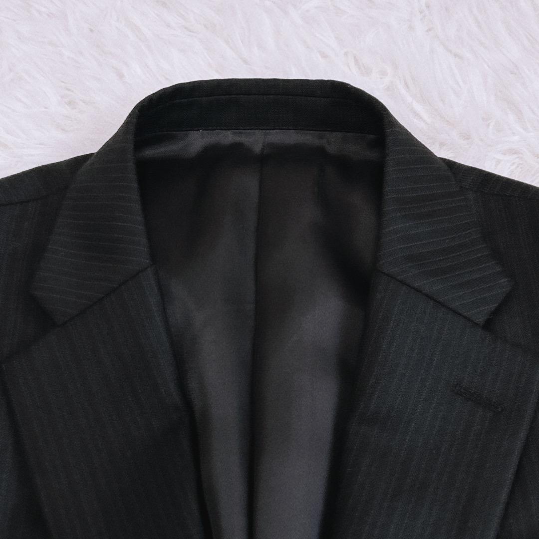 【新品・未使用】タケオキクチ メンズ ストライプ　スーツ L 上下セット