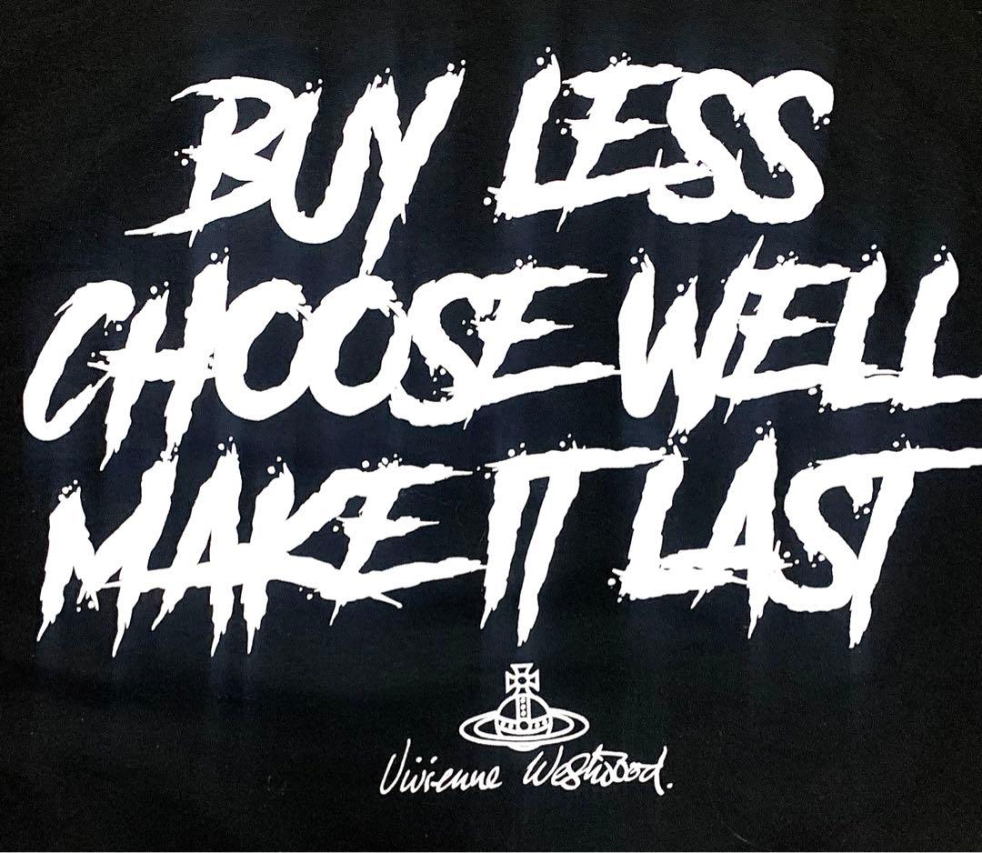 タ*イ様 Vivienne Westwood 追悼Tシャツ 着丈75 両面プリン