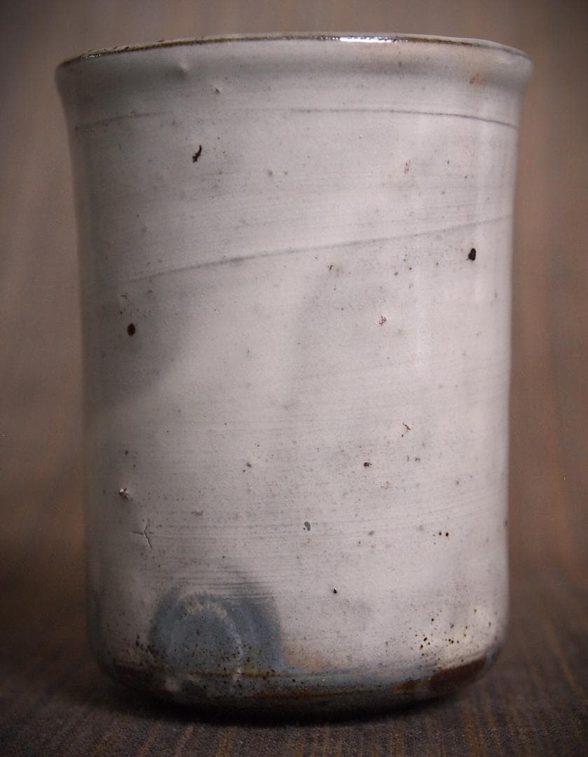 未使用★中里隆★唐津粉引筒湯呑セット★共箱