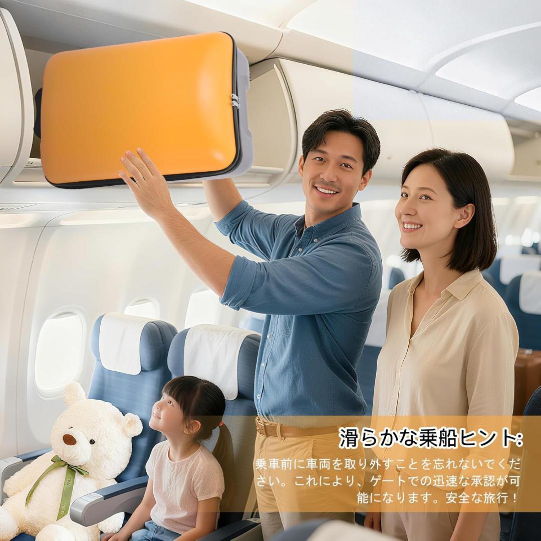 子供用3WAYスーツケース 20インチ 40L きいろ