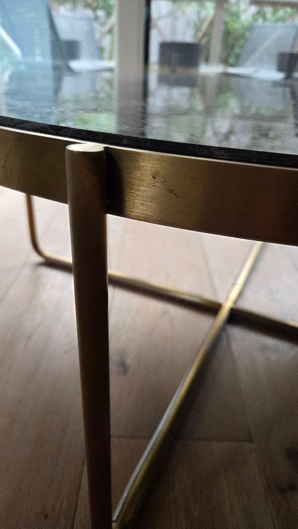 【まるさま専用】大理石円形テーブル