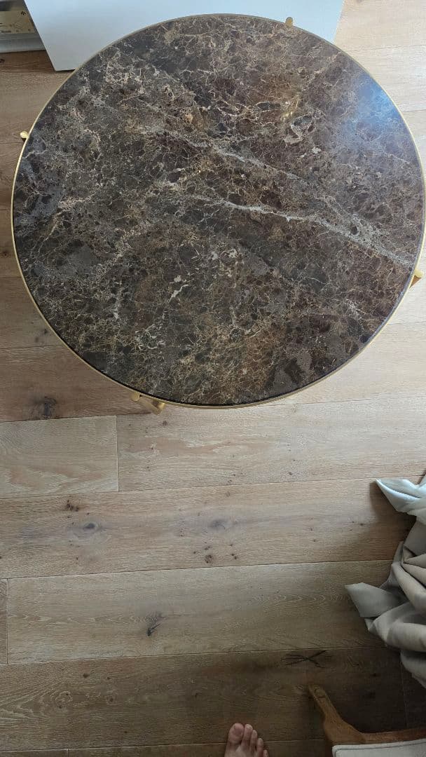 【まるさま専用】大理石円形テーブル