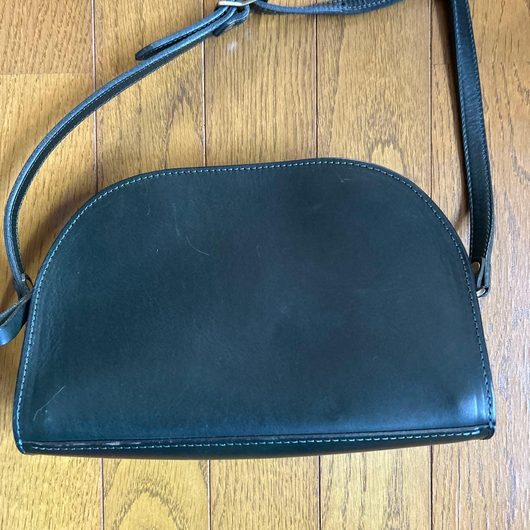 LONA ハーフムーンショルダー　ブリティッシュグリーン　デシ入り