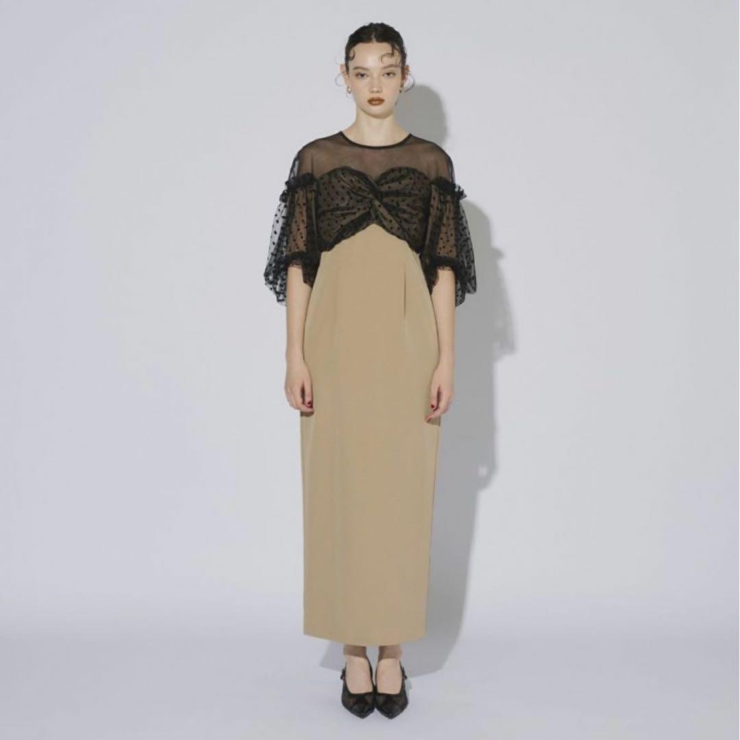 フロッキー・ドット・ワンピース【結婚式・二次会】