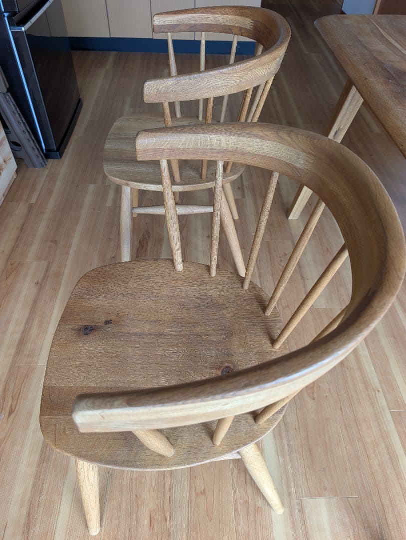 【美品】CRASH GATE マルケッシュ ダイニングチェア ナチュラル①