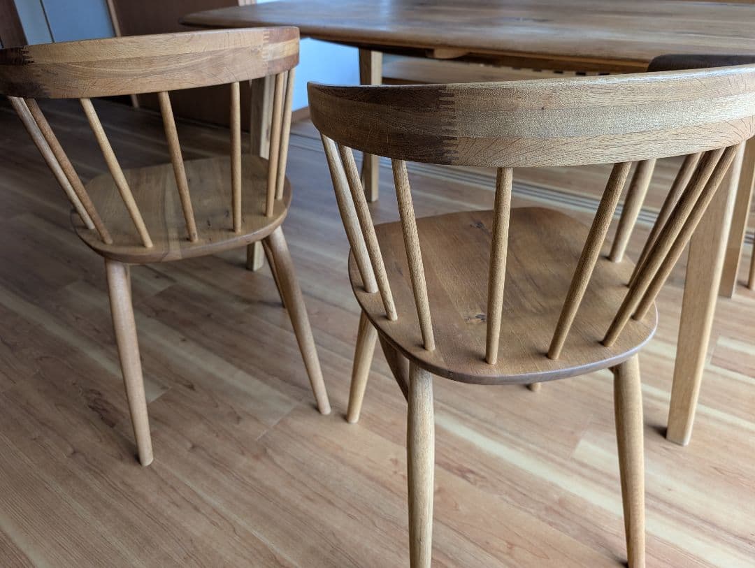 【美品】CRASH GATE マルケッシュ ダイニングチェア ナチュラル①