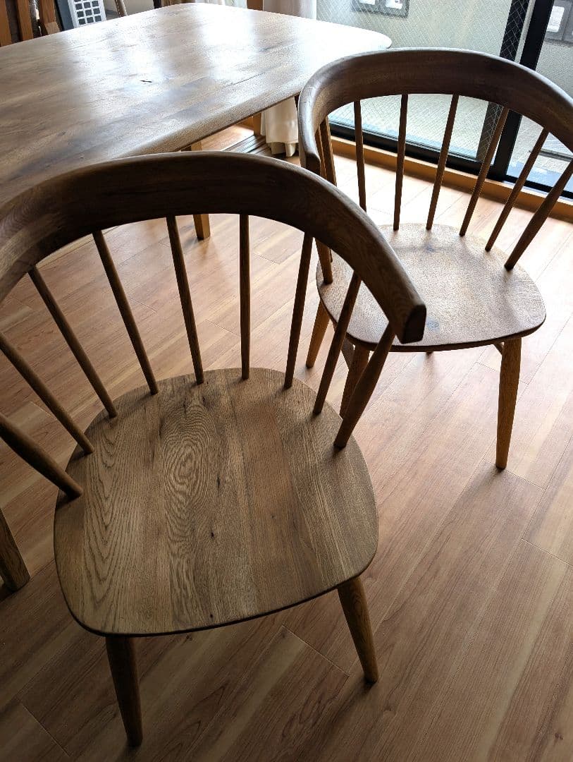 【美品】CRASH GATE マルケッシュ ダイニングチェア ナチュラル①