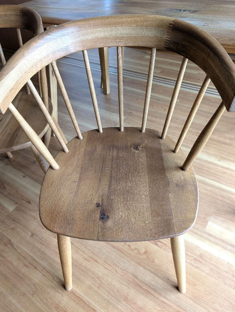 【美品】CRASH GATE マルケッシュ ダイニングチェア ナチュラル①