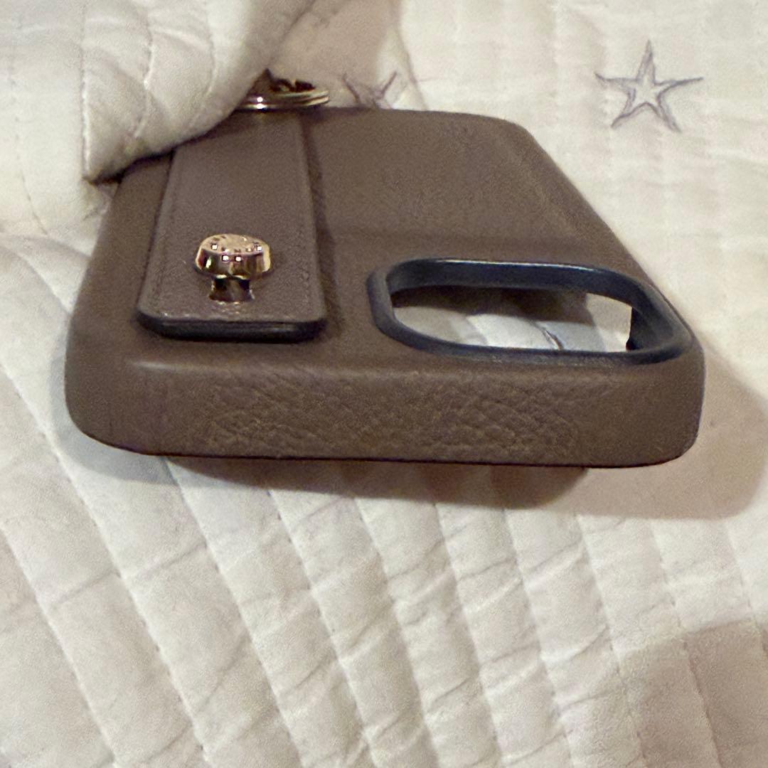 BONAVENTURA レザー iPhone15ケース エトゥープ