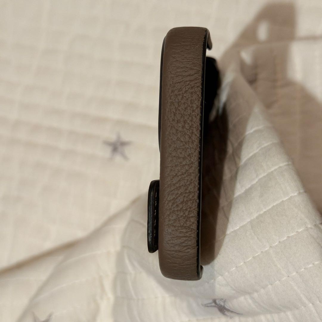 BONAVENTURA レザー iPhone15ケース エトゥープ