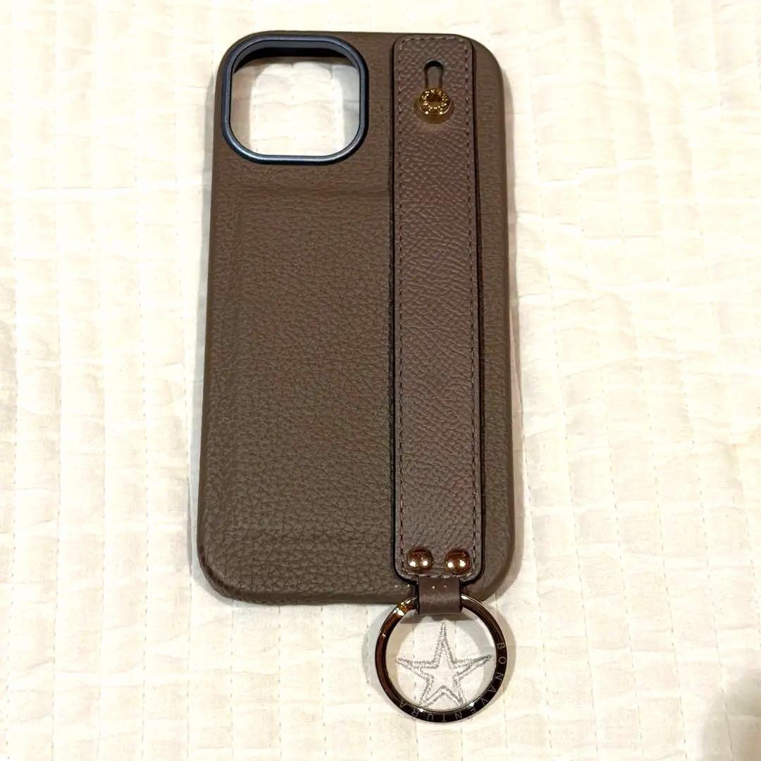 BONAVENTURA レザー iPhone15ケース エトゥープ