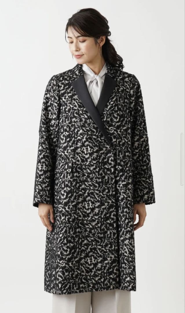 【新品】レリアンプラスハウス　ロングコート定価154,000円