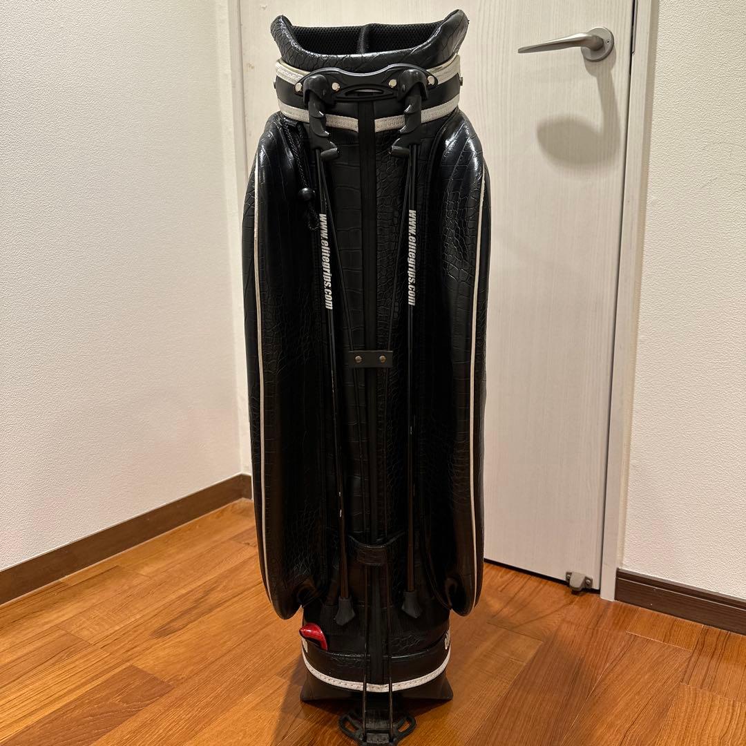 エリートグリップ　限定クロコキャディバック