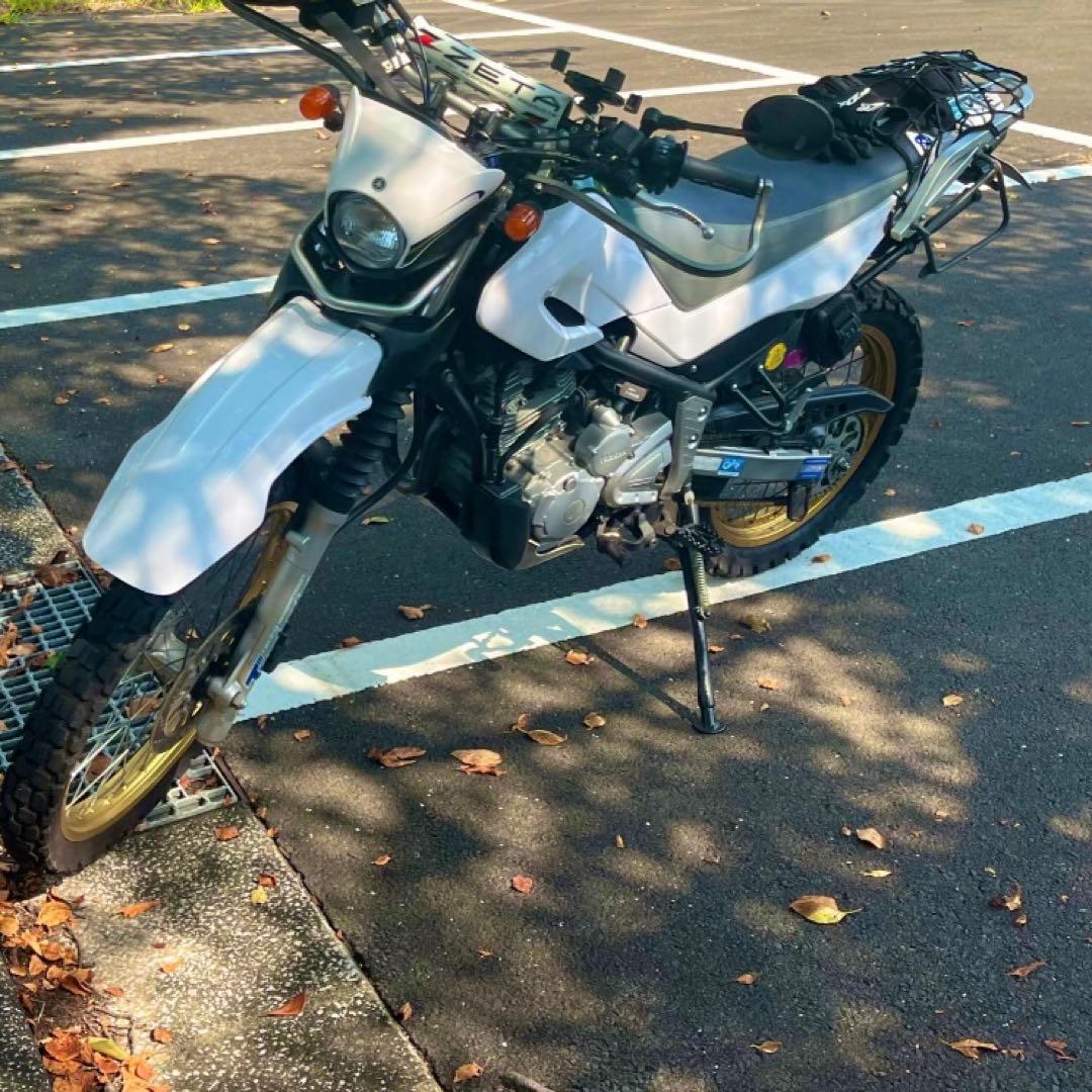 セロー250 ランツァ　流用 フロントフェンダー